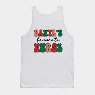 Santa's Favorite Nurse Tank Top